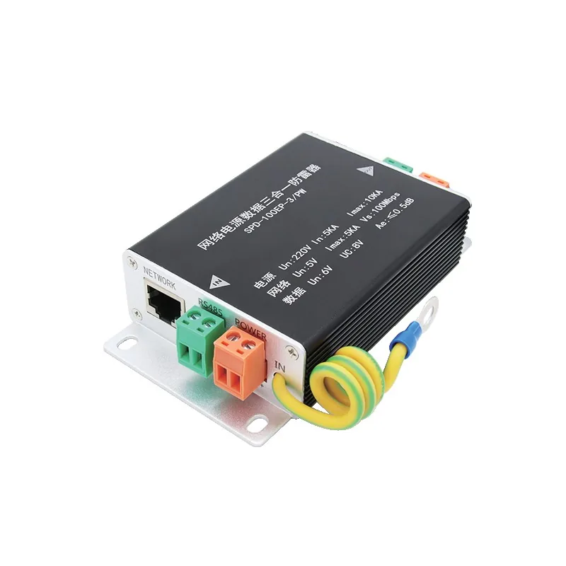 HX-100EPD-3/PW Network + Power + Data 3-in-1 Surge Protector