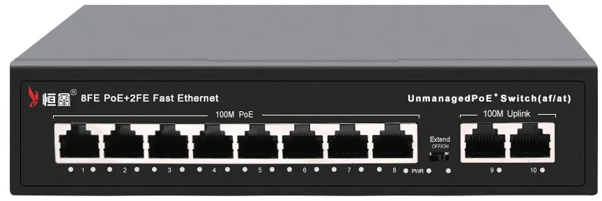 HX-D0802PE 8+2-Port 100M PoE Switch