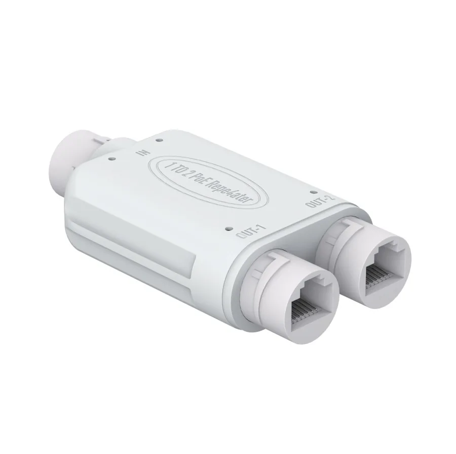 HX-FSPOE102A/P Waterproof 1-in 2-out PoE Extender