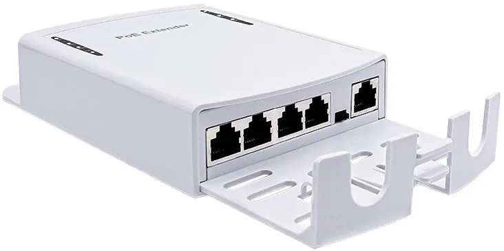 HX-FSPOE104 Waterproof 1-in 4-out PoE Extender