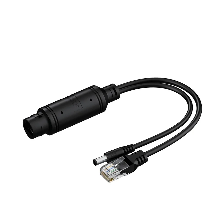 HX-PD06SFS-G Waterproof 48V to 12V Gigabit PoE Splitter (Non-isolated)