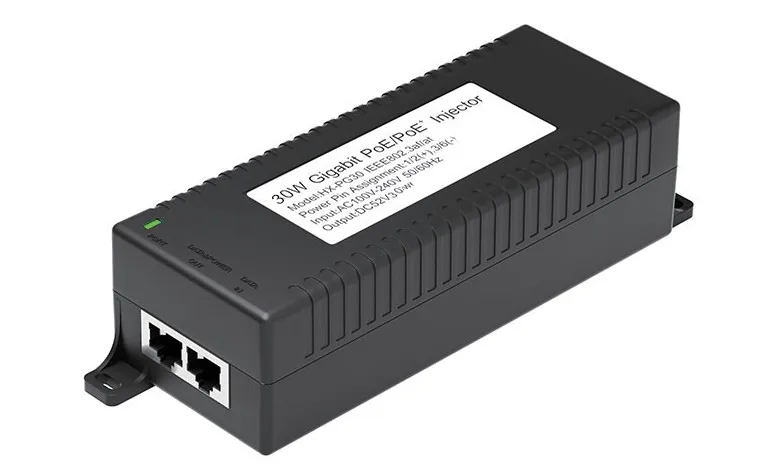 HX-PG30 Gigabit 30W Standard PoE Injector