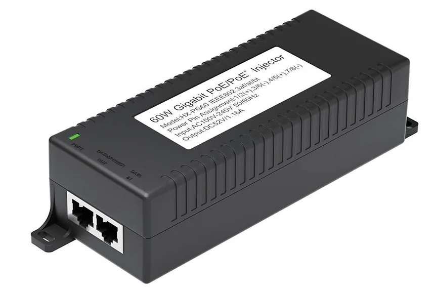 HX-PG90 Gigabit 90W Standard PoE Injector