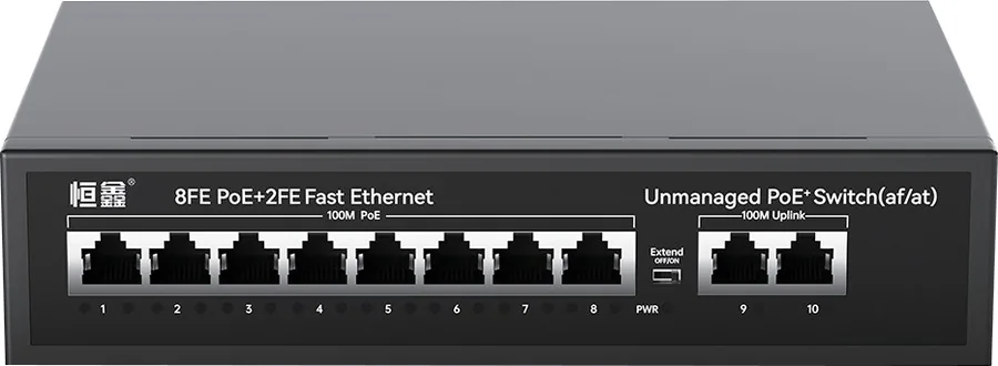 HX-X0802PE 8+2-Port 100M PoE Switch